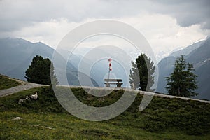 Half Dome Rock Landscape Meadow in Austria