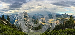 Half Dome. View from Glacier Point, Yosemite