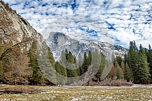 Half Dome at winter - Yosemite National Park, California, USA