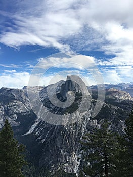 Half Dome in Yosemite, California