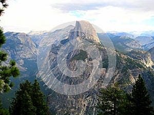 Half dome in Yosemite (California, USA)