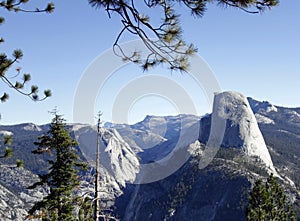 Half Dome and the Yosemite Valley