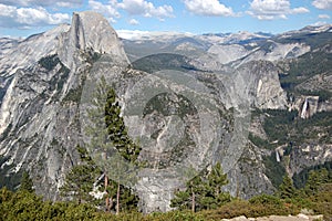 Half Dome and Yosemite Valley, view from Glacier Point