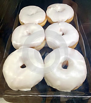 Half Dozen Vanilla Donuts