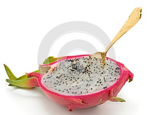 Half of dragon fruit