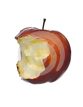 Half eaten apple