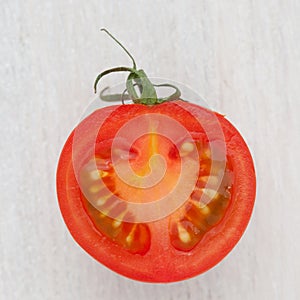 Half a fresh tomato