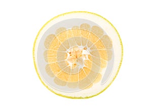 Half of the fruit Oroblanco