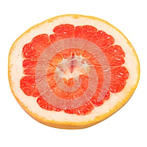 Half grapefruit citrus fruit