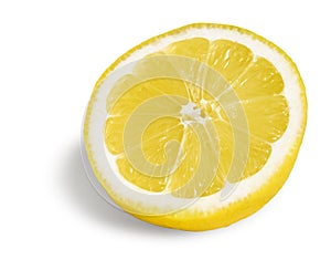 Half lemon fruit