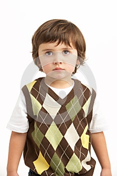 Half Length Portrait Of Young Boy