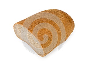 Half-loaf of rye bread