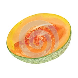 Half of melon