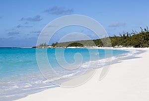 Half Moon Cay Uninhabited Island Sandy Beach