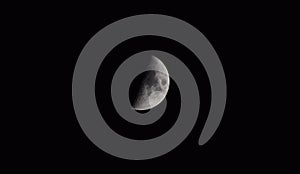 Half moon night view