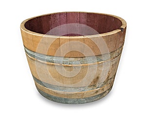 Half Oak Wine Barrel