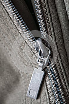 Half open zipper