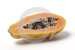 Half papaya fruit