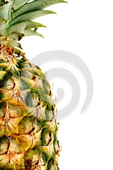 Half Pineapple isolated