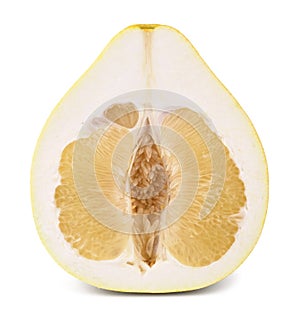 Half of pomelo fruit