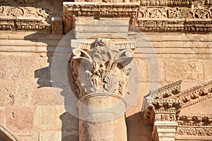 Half Round Pilaster with Corinthian Capital