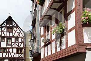 Half-timber houses of Bernkastel-Kues in Germany