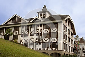 Half-timbered building in the style - Brusque - Santa Catarina, Brasil photo