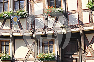 Half-timbered buildings in Germany