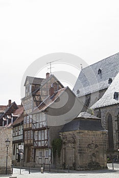 Half-timbered buildings in Quedlinburg