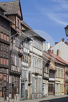 Half-timbered buildings in Quedlinburg