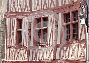 Half-timbered gable, Dijon, France