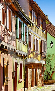 Half-timbered houes in Eguisheim
