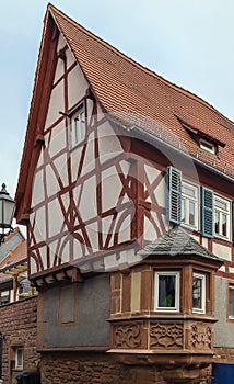 Half-timbered house in Budingen, Germany