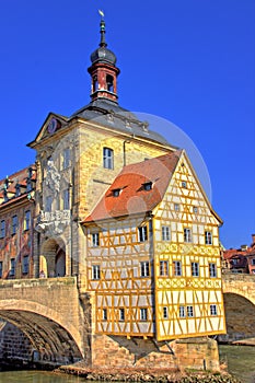 Half-timbered house, this construction has been keeping for centuries