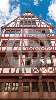 Half timbered house in Frankfurt on Main