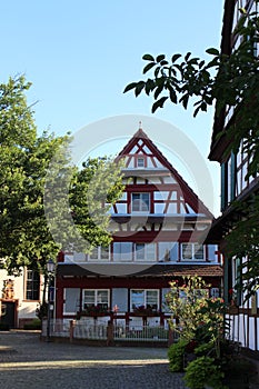 Half-timbered house in Kehl-Kork.