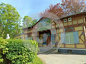 half-timbered house museum in East Prussia photo