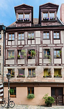 Half-timbered house of the Old Town, Nuremberg