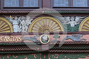 Half-timbered house in Paderborn, Germany