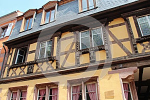 half-timbered house (preiss-zimmer) - riquewihr - france