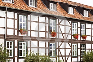 Half-timbered house in Quedlinburg, Germany