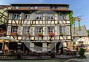 Half-timbered house in Strasbourg, France