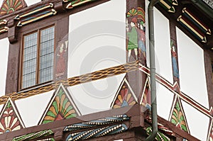 Half-timbered house in the Weser photo