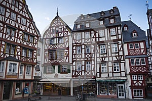 Half timbered houses