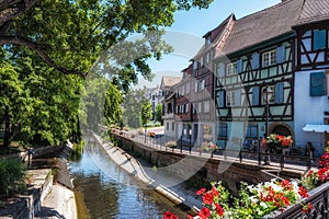 Half timbered houses in Colmar