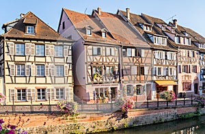 Half-timbered houses in Colmar, Alsace, France