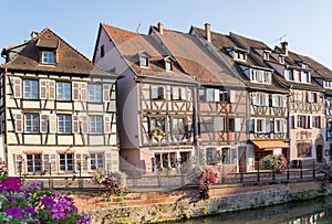 Half-timbered houses in Colmar, Alsace, France