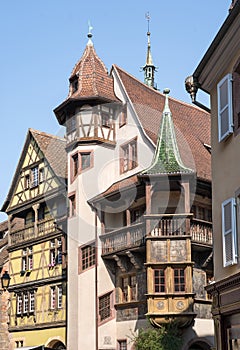 Half-timbered houses in Colmar, Alsace, France