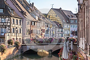 Half-timbered houses in Colmar, Alsace, France