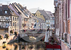 Half-timbered houses in Colmar, Alsace, France